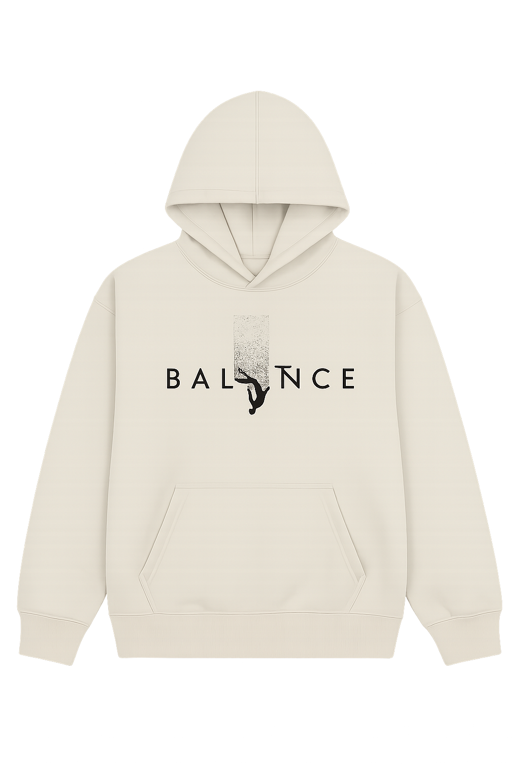 INVERT. – Off-White Oversized Balance Hoodie